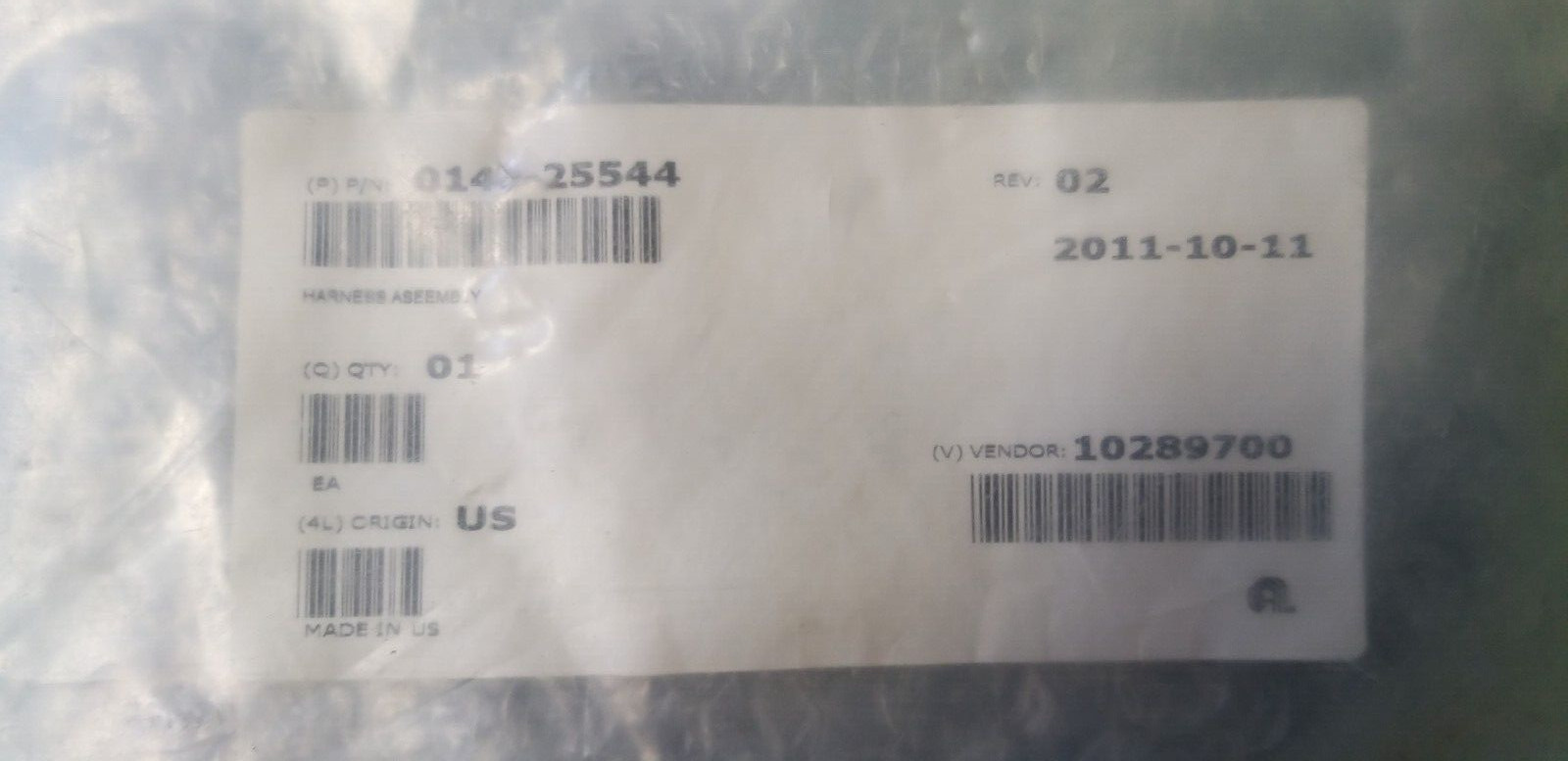 AMAT 0140-25544 HARNESS ASEEMBLY, NEW