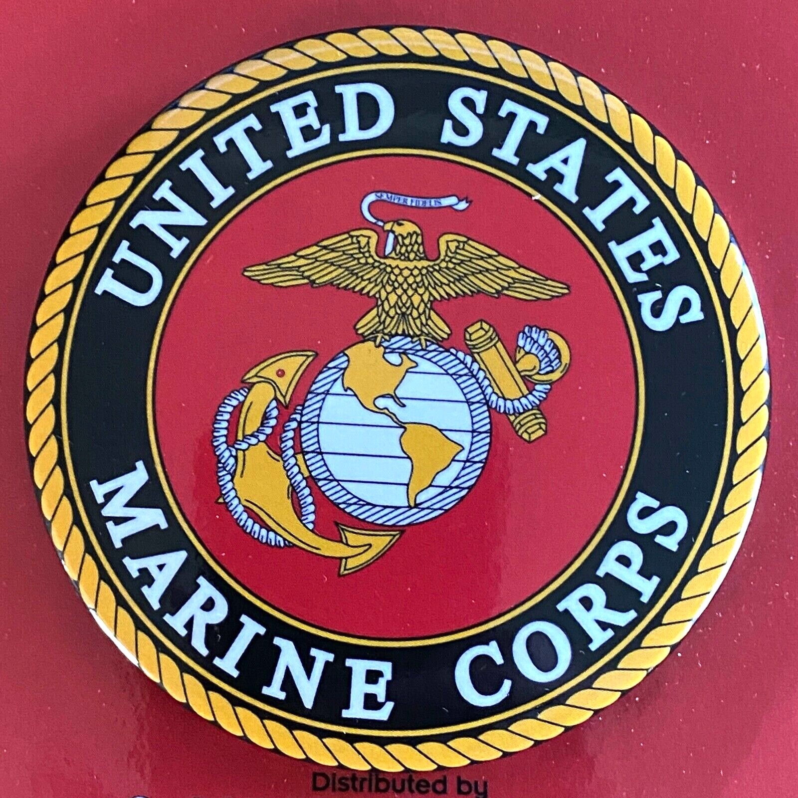 UNITED STATES MARINE CORPS MAGNET brand new fridge magnet 3" HOBBY LOBBY sealed