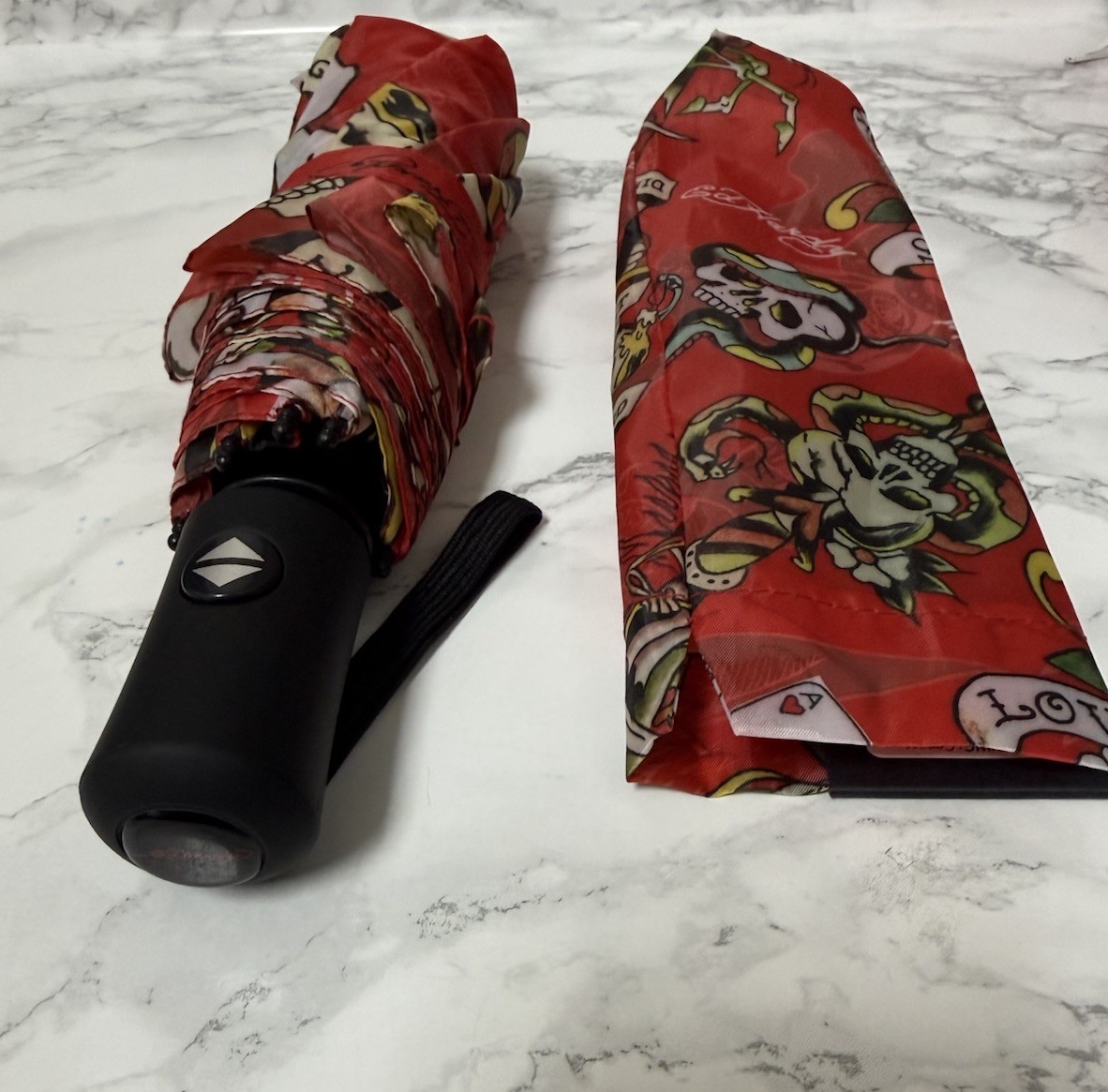 Ed Hardy Red Skull Umbrella