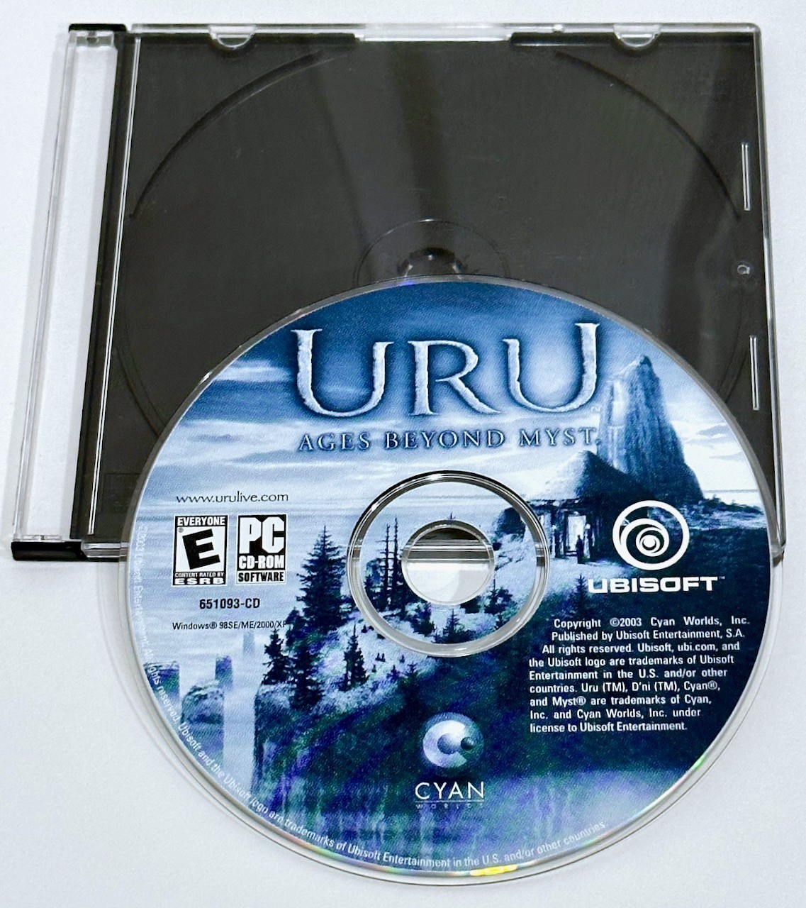 Uru: Ages Beyond MYST for PC from 2003 on CD-ROM