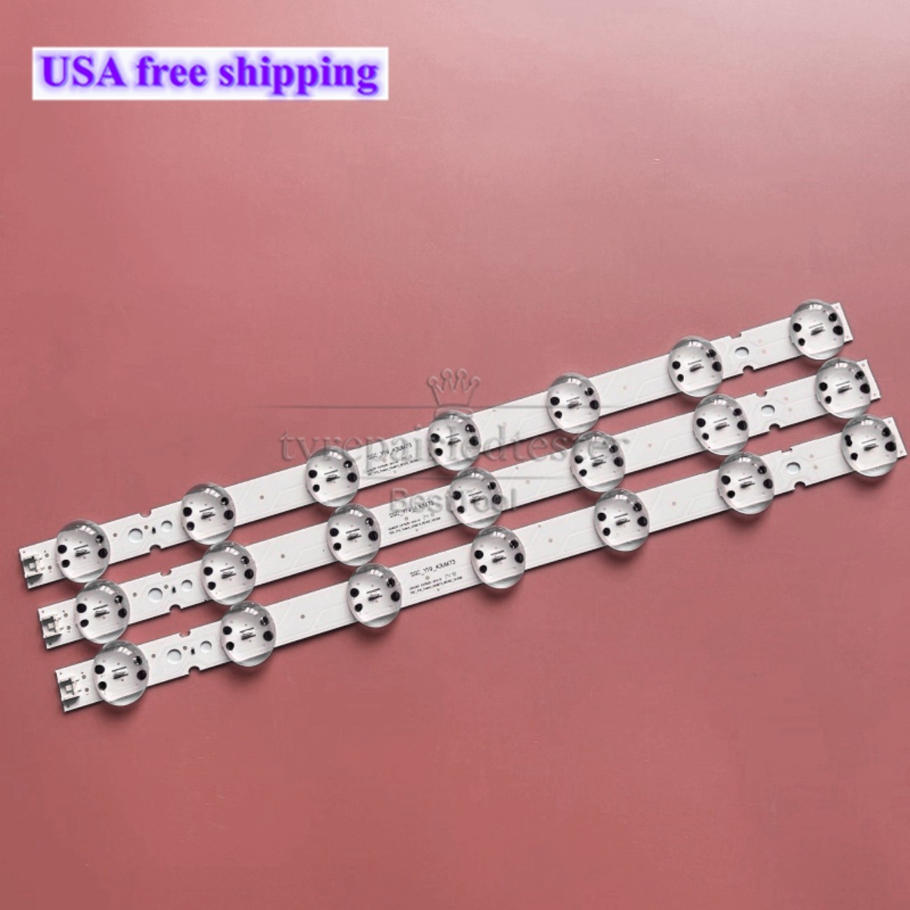 LED Backlight Bars For LG 43UM7300 43UM4390 SSC-Y19_trident_43UM73_REV00_181029
