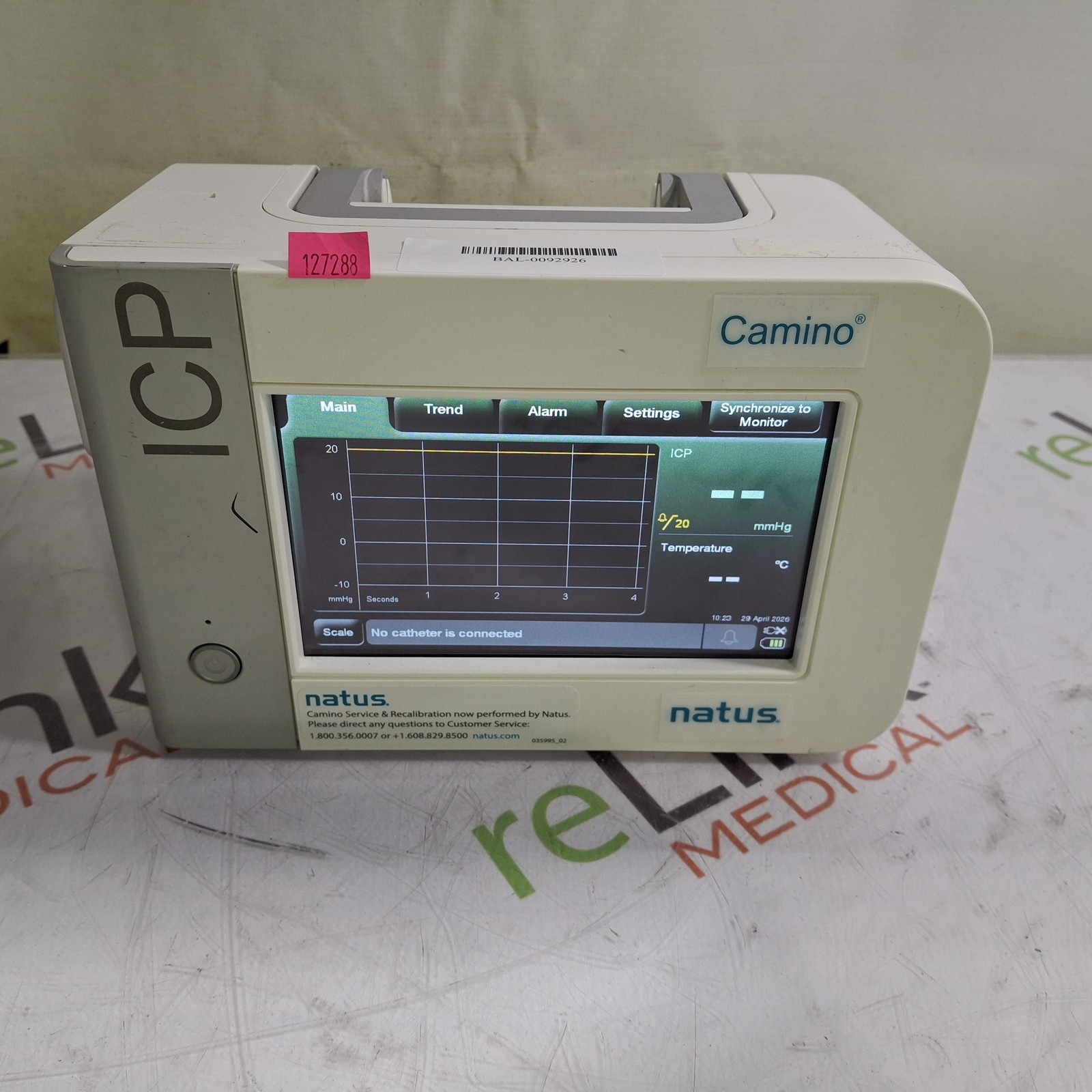Integra Lifesciences Camino ICP Intracranial Pressure Monitor