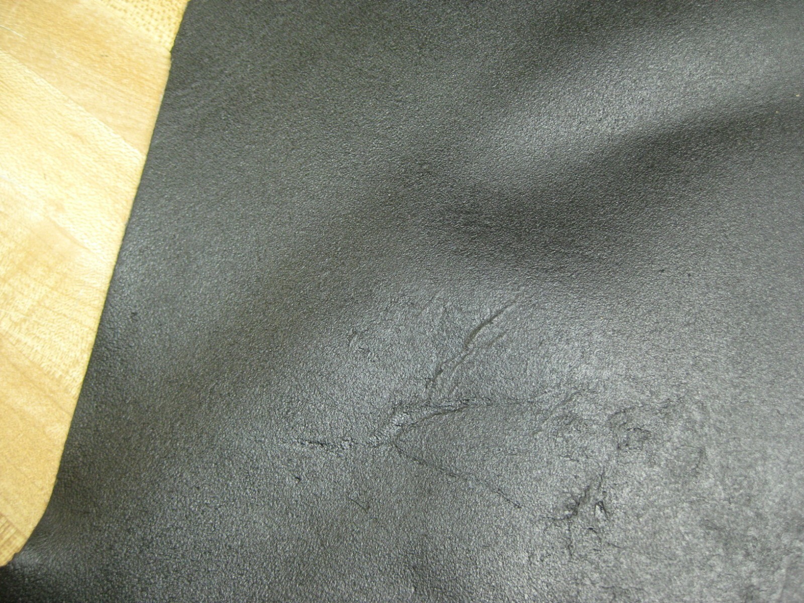 Black Faux Leather