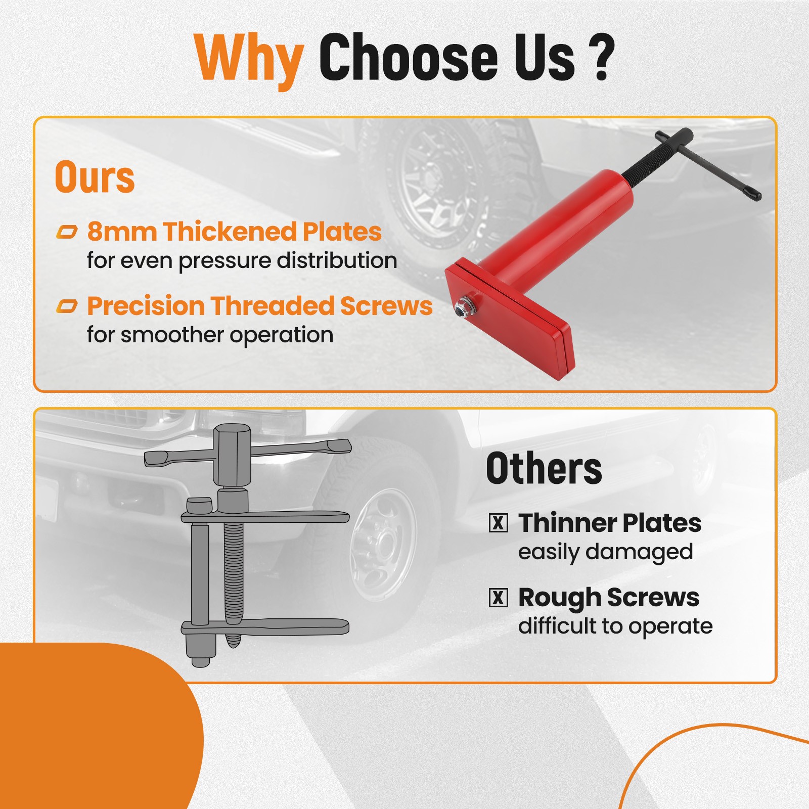 Brake Caliper Tool Multi Piston Brake Pad Spreader Tool Universal Heavy Duty