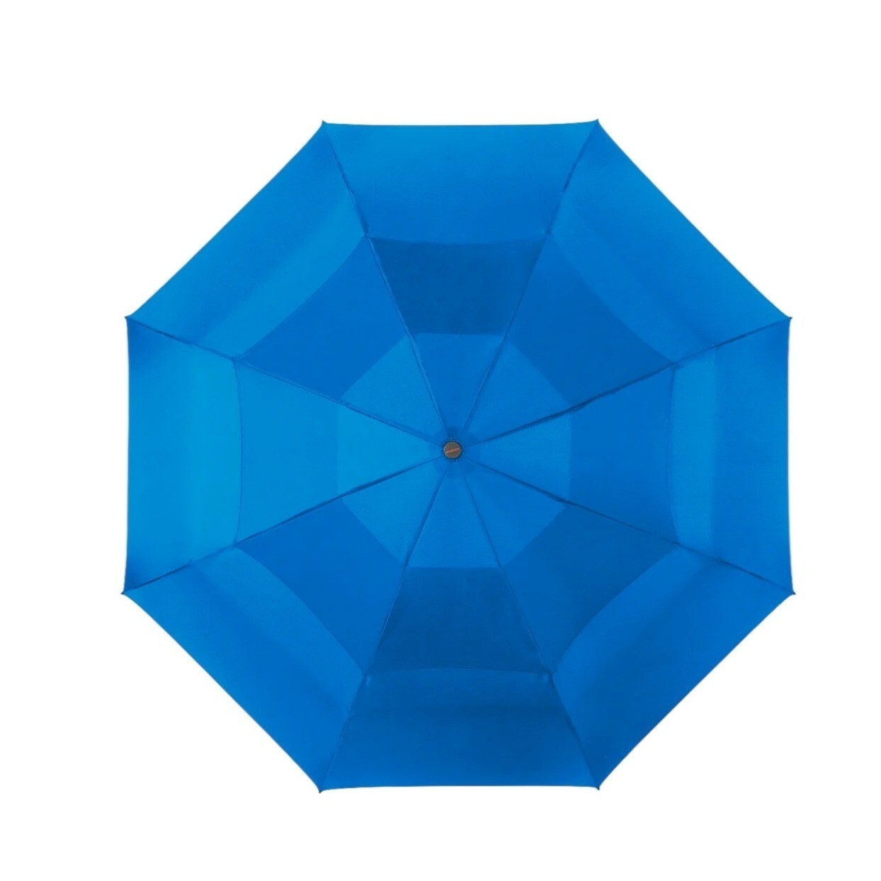 NWT Shedrain Vortex Blue Windproof Automatic Open Close Mens Umbrella
