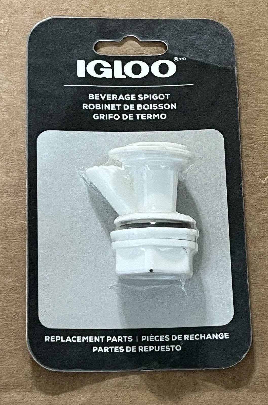 Genuine Igloo 24009 Beverage Cooler Replacement Spigot Faucet White New Sealed