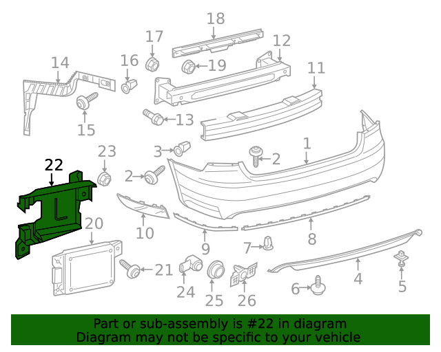 Genuine Blind Spot Detection System Warning Sensor Bracket 561-971-301-A