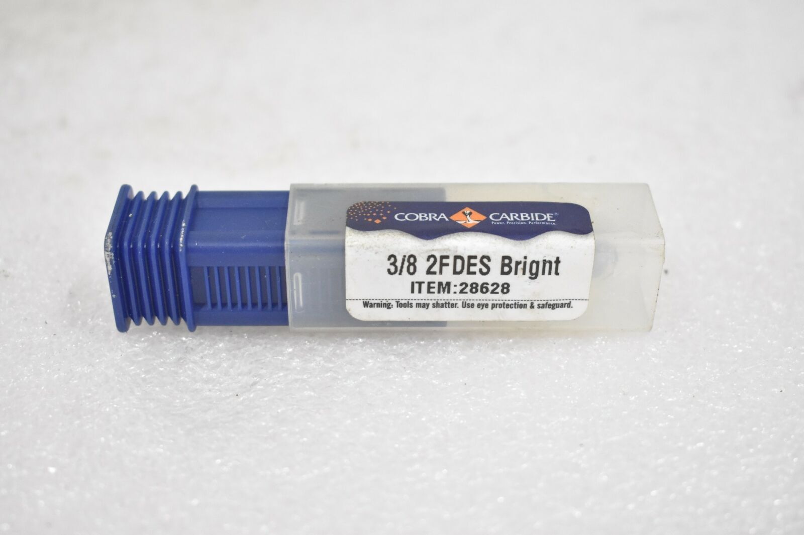 COBRA CARBIDE 2FDES 3/8" END MILL BRIGHT ITEM: 28628