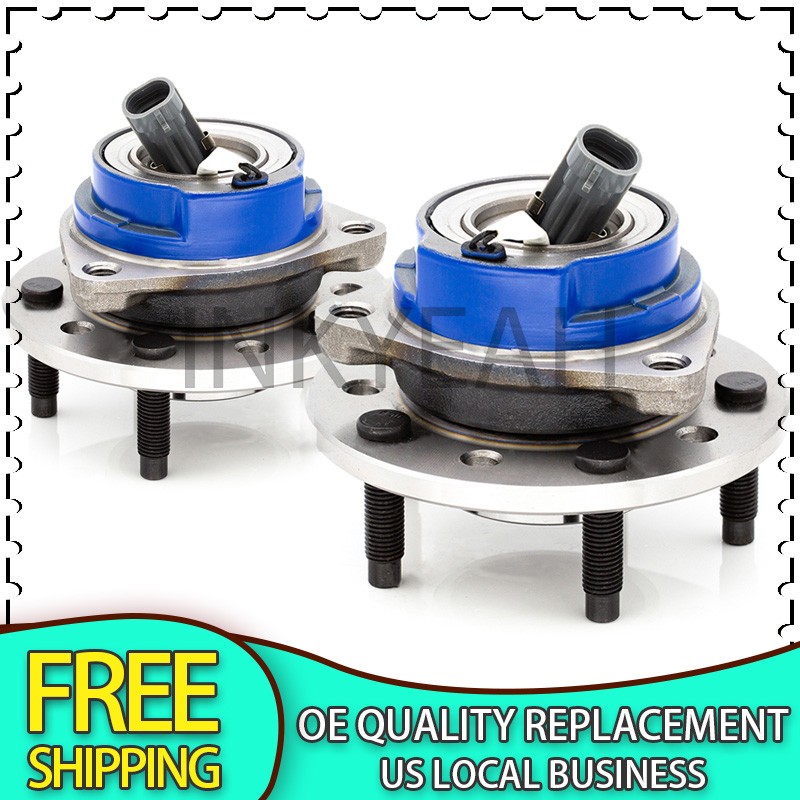 Pair Front Wheel Bearing and Hubs For Chevy Malibu Pontiac Grand Am Olds Alero
