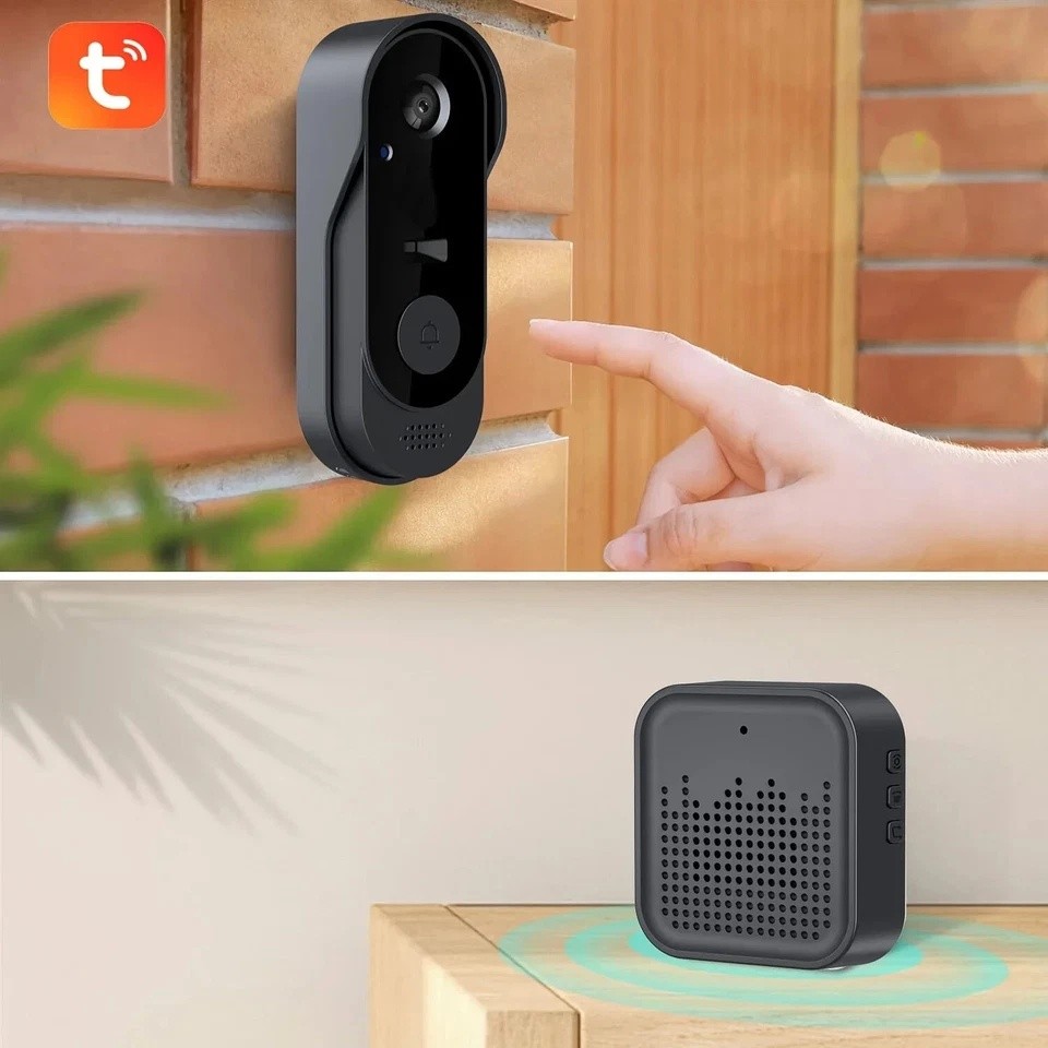 Smart Wireless WiFi Doorbell Camera Phone Door Ring Video Intercom Security Bell