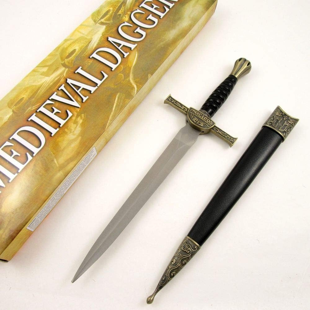 Supplies 211355 Mcleod Dagger, Black,Silver, 14 Inch