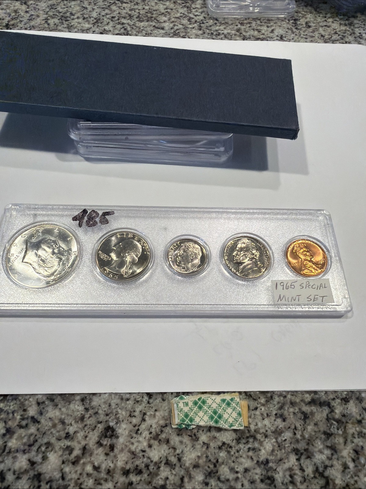 1965 Special Mint Set 40% Silver 50c Only 032816
