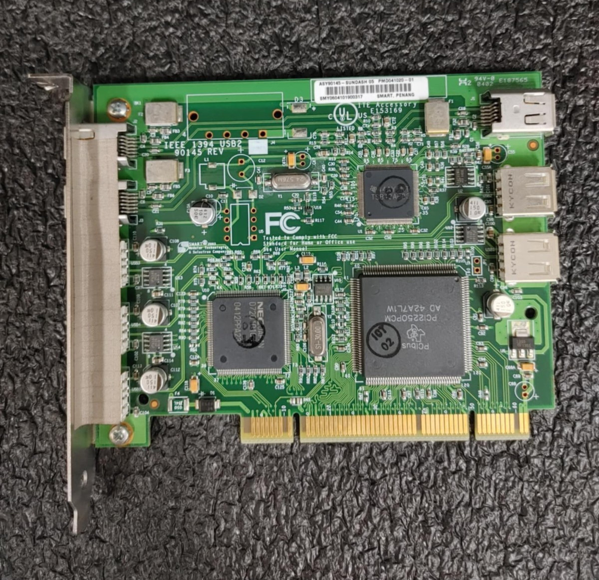 Sun Microsystems 375-3140-05 USB / IEEE 1394 Firewire Combo PCI Card