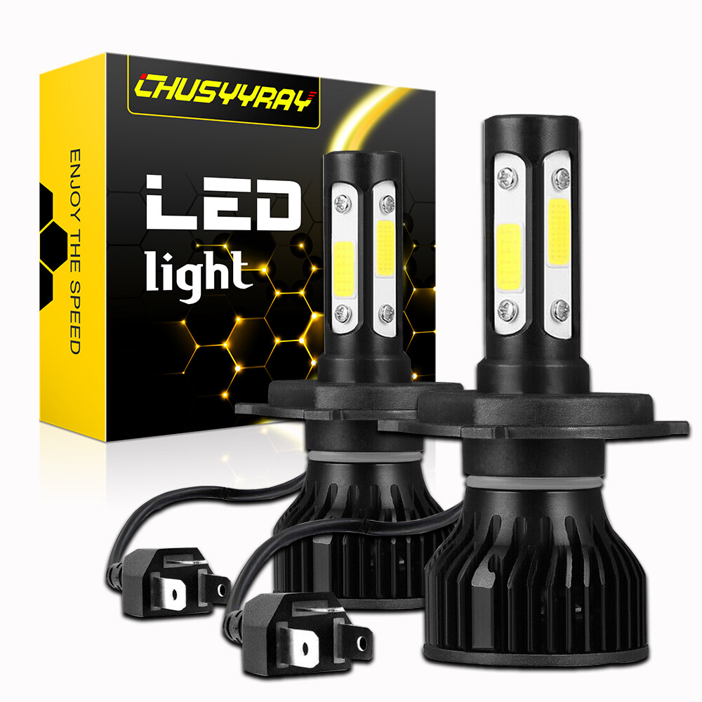 9003 H4 LED Headlight Bulbs Kit 10000W 1000000LM Hi/Lo Beam Super Bright White