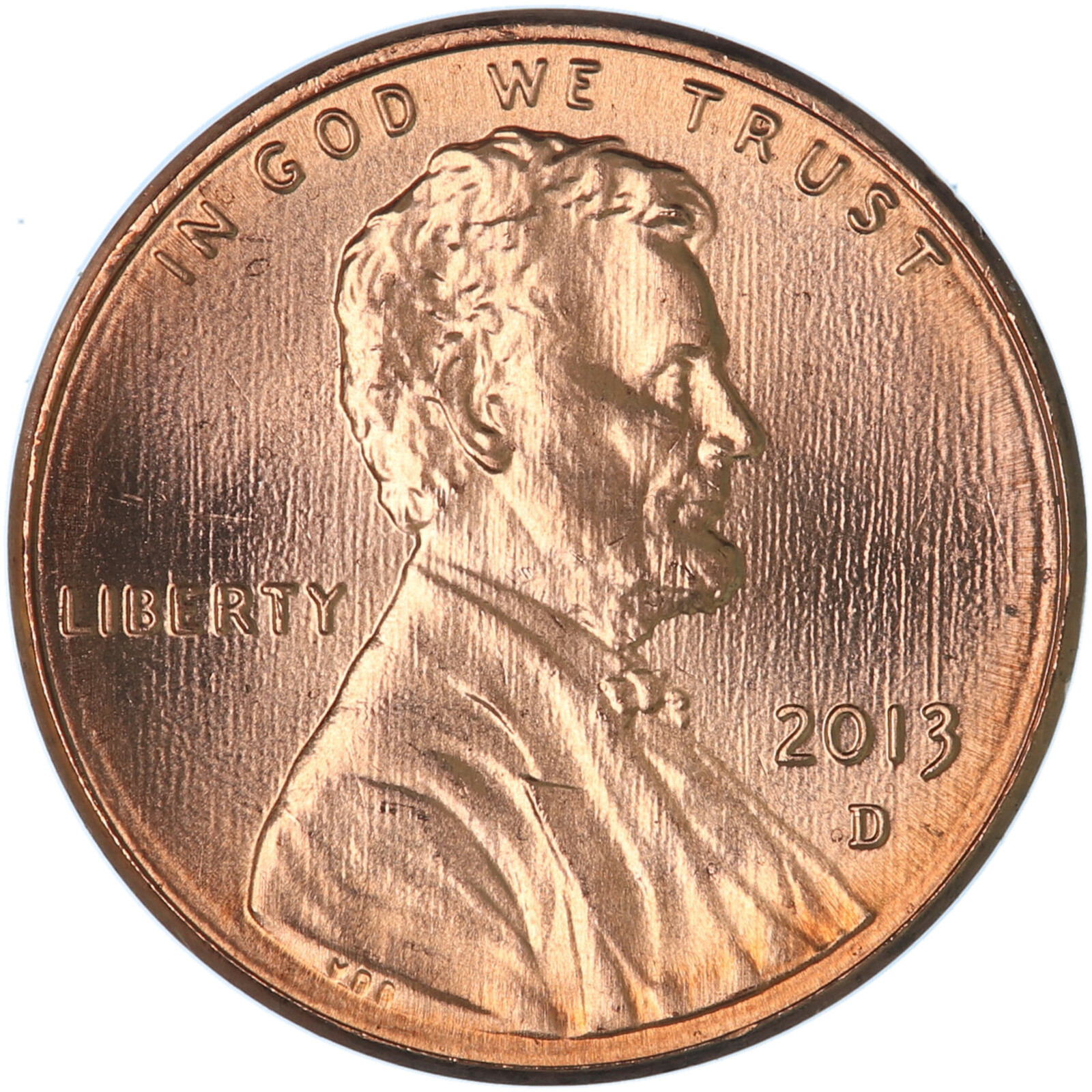 2013 D Lincoln Shield Cent BU Penny US Coin