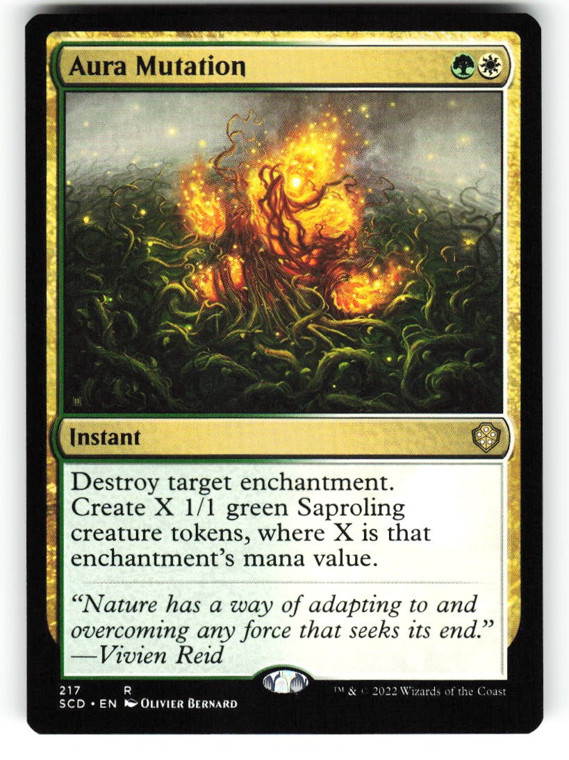 Aura Mutation #217 (NM) (Non-Foil) (R) (SCD) Magic MTG