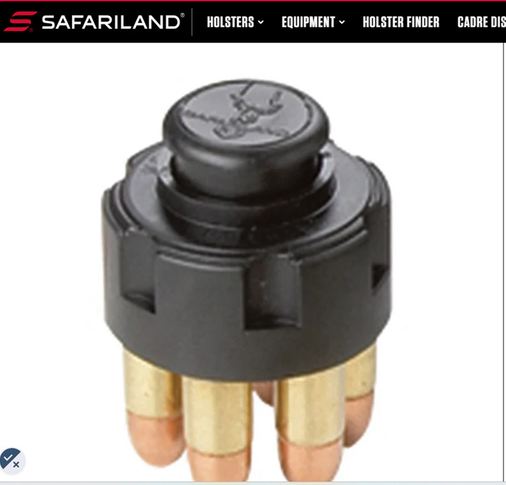 Safariland J-K2C COMP II K-Frame 6-shot Speedloader - Black