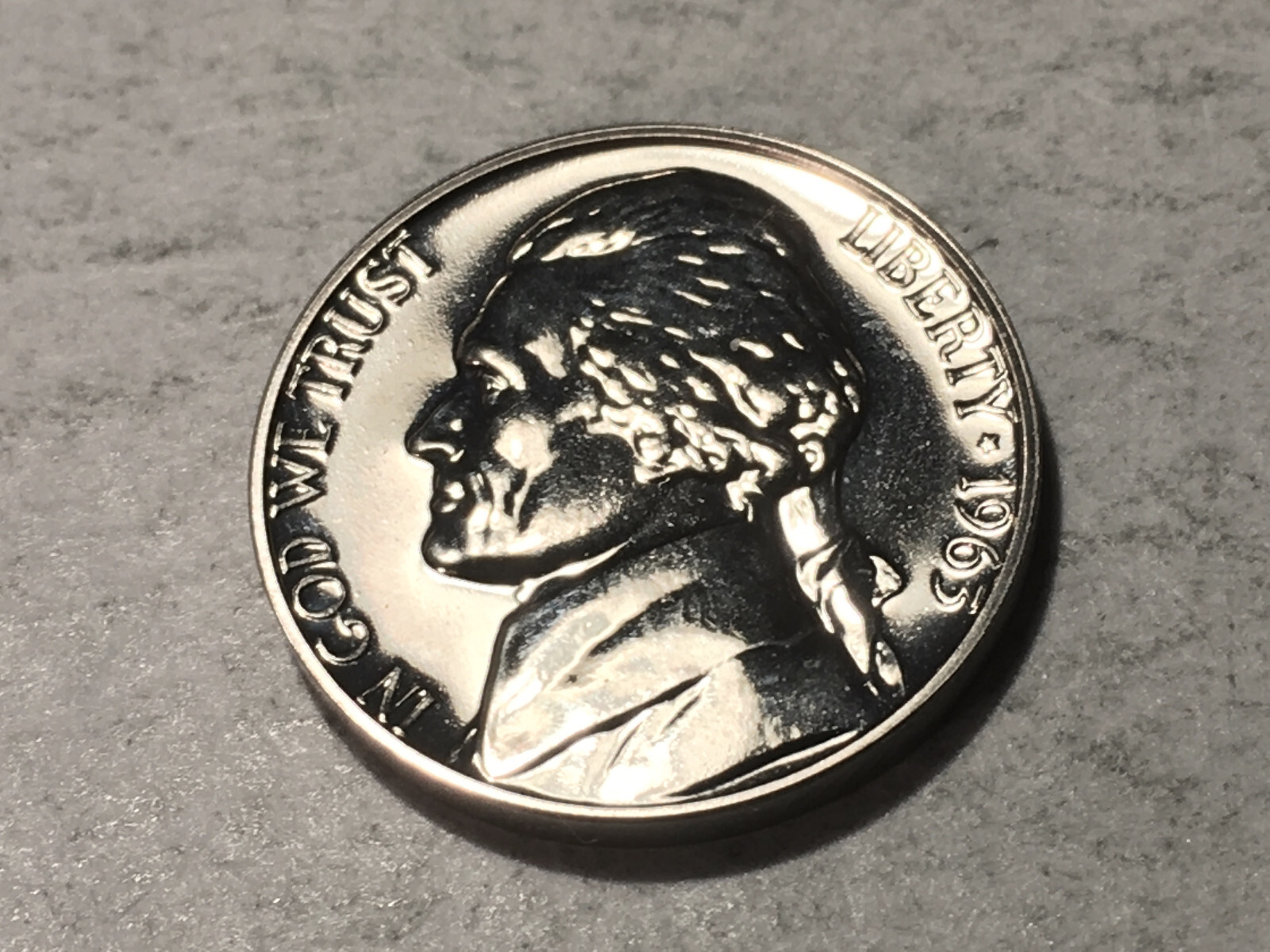 1963 WDDR-120 Doubled Die Reverse Ch/Gem Proof. Jefferson Nickel Error#2