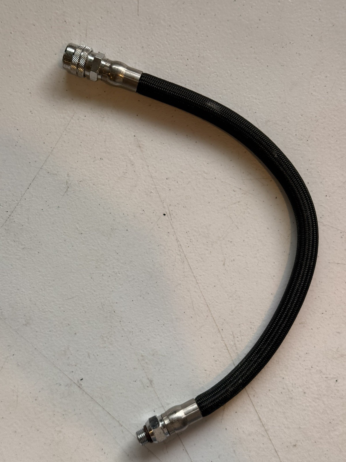 BCD/Drysuit LP Regulator Braided Hose Scuba Dive 14"