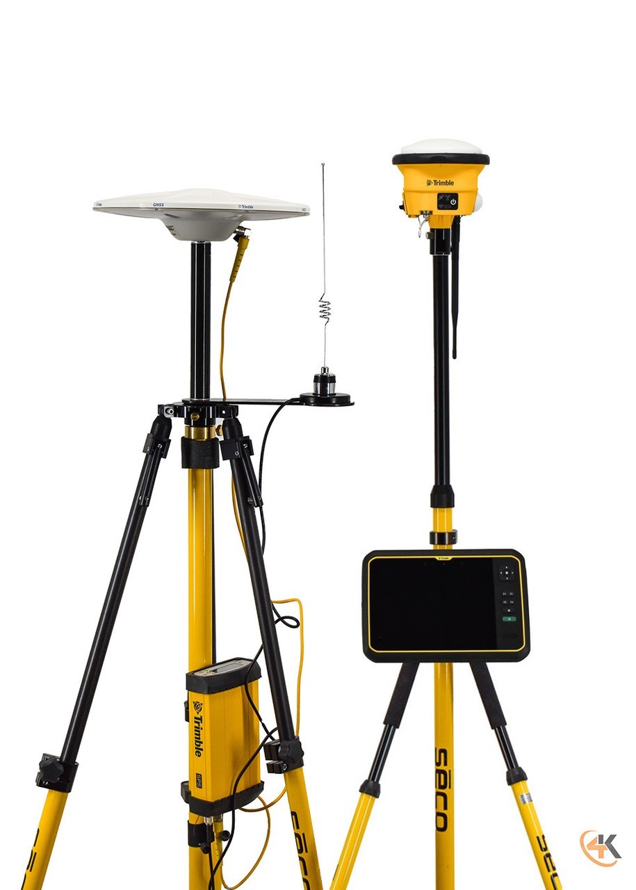 Trimble SPS855 & SPS985 900 MHz Base/Rover GPS Receiver Kit w/ T7  Siteworks