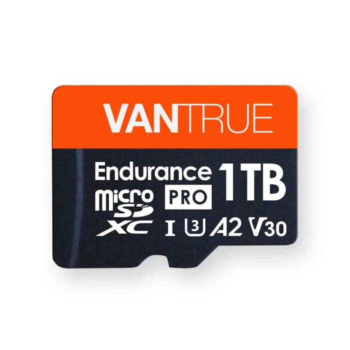 Vantrue 1TB MicroSDXC UHS-I U3 V30 Class 10 4K UHD SD Card | Authorized Dealer