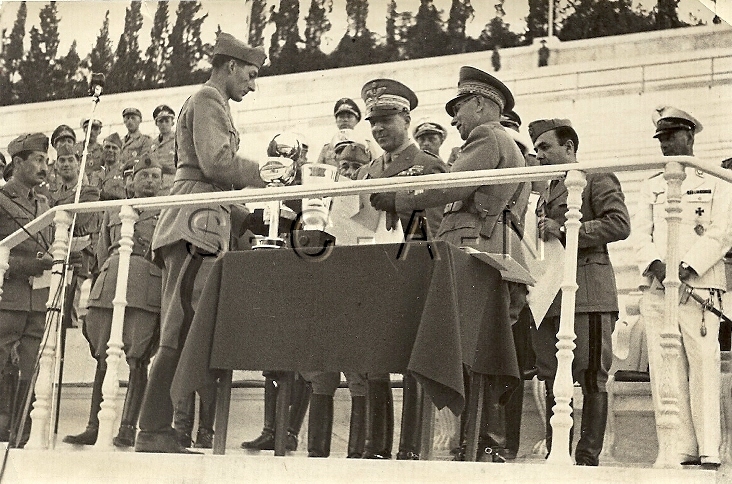 WWII Italian Army Large Photo- Regia Esercito- General Officer- Dagger- Greece