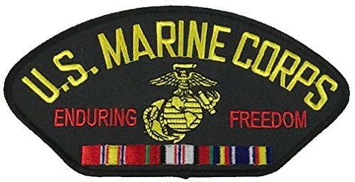 U.S. MARINE CORPS OEF VETERAN W/ NATIONAL DEFENSE PATCH - Veteran Owned Business