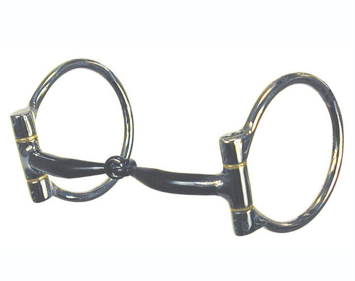 Reinsman Western Sweet Iron Offset Dee 7/16 Snaffle Bit - Draft 6" - Stage A
