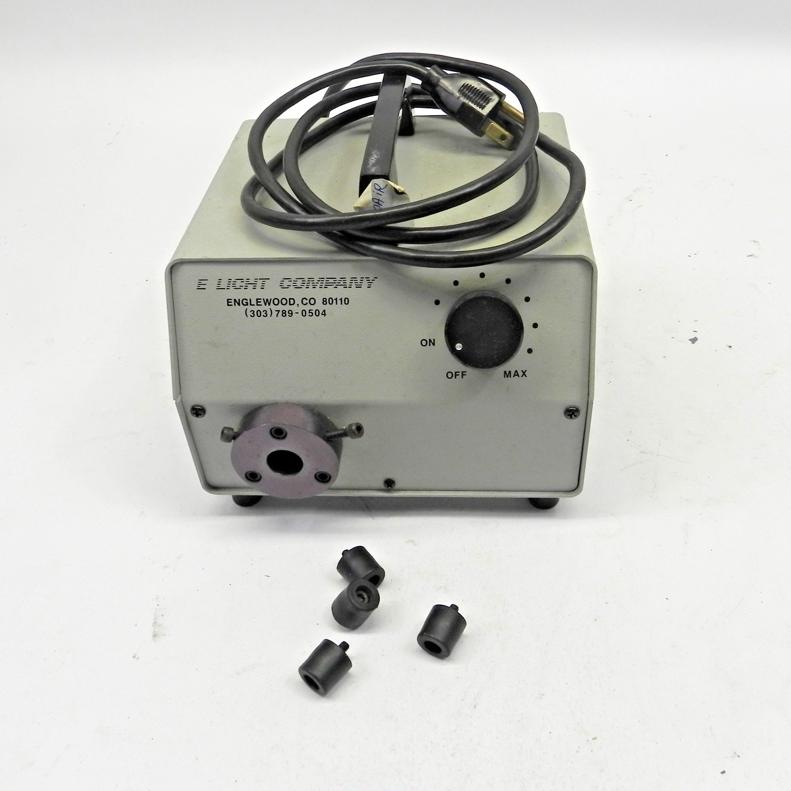 1992 E LIGHT COMPANY FIBER OPTIC HIGH INTENSITY ILLUMINATOR LIGHT WORKING #FOI-1