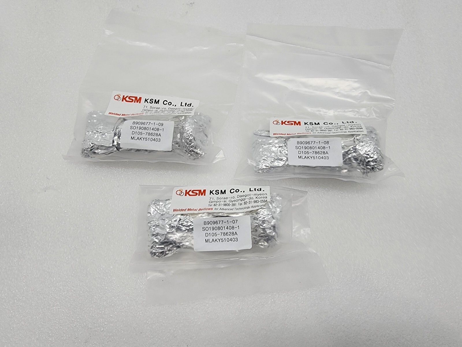KSM BELLOWS D105-78628A (NEW)