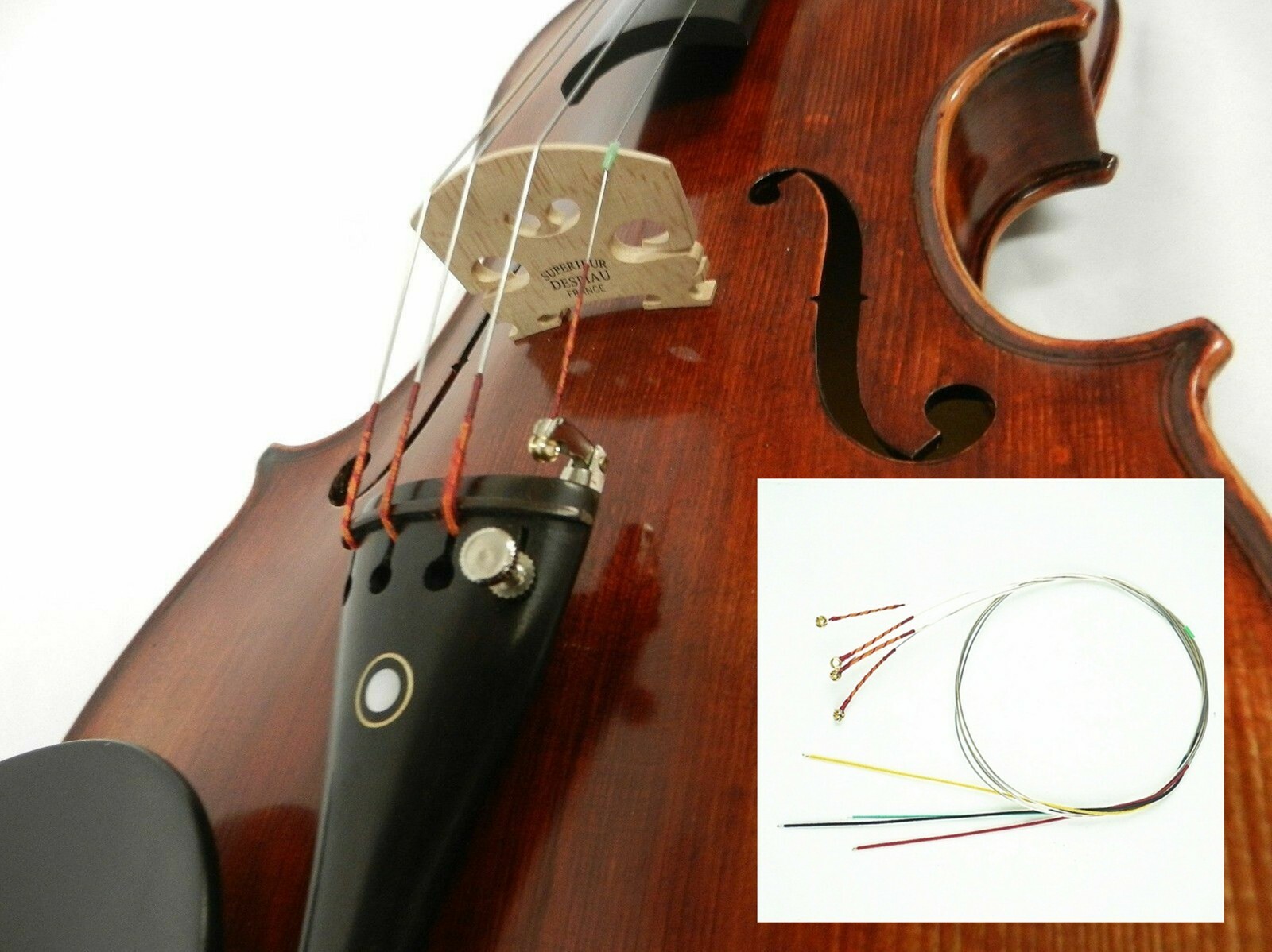 ***2 SETS ( 8 STRINGS) ZYEX VIOLIN STRING/ MEDIUM TENSION/ 4/4 SIZE OEM***
