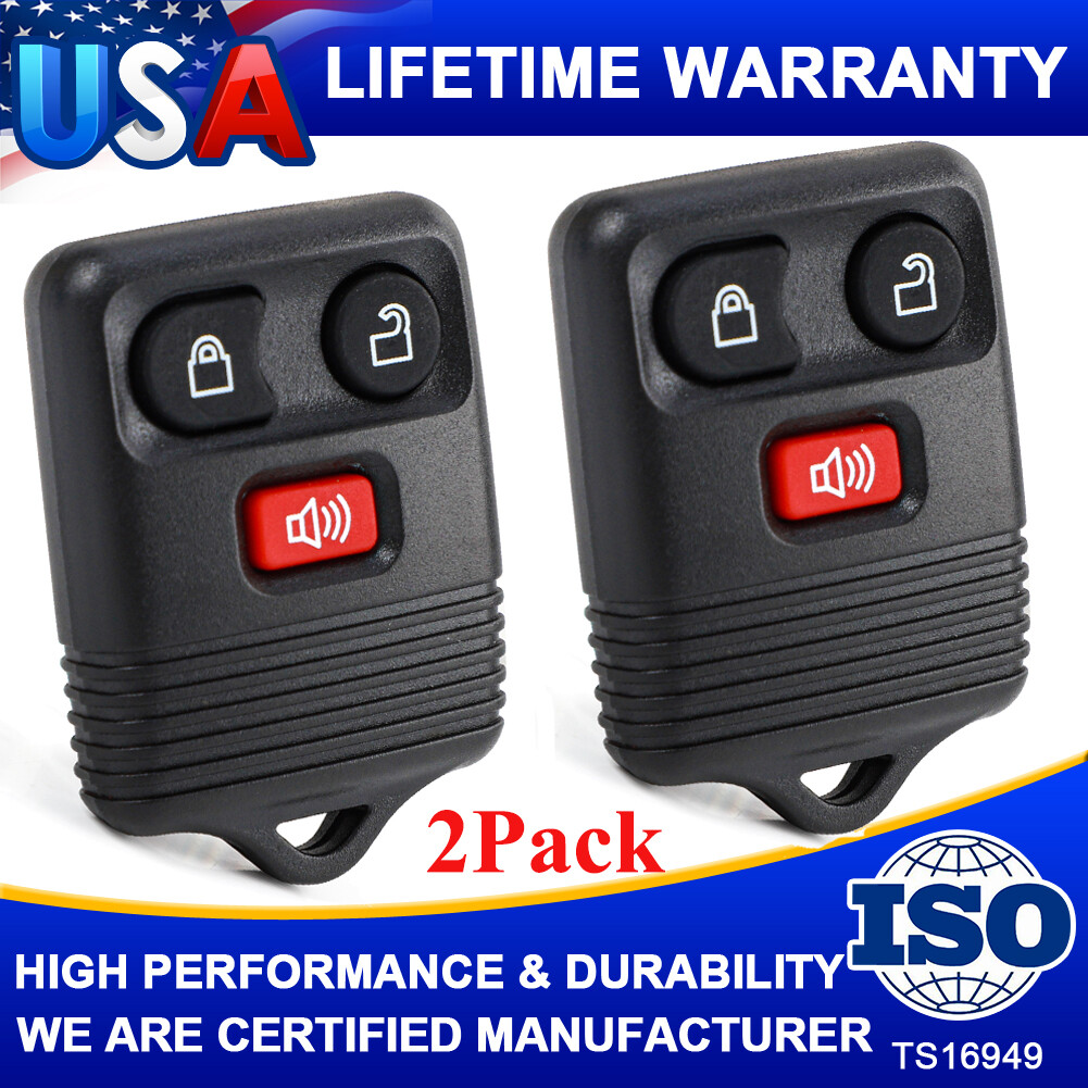 2Pcs Remote control Car Key Fob For Ford F150 F250 F350 2005 2006 2007 2009 2010