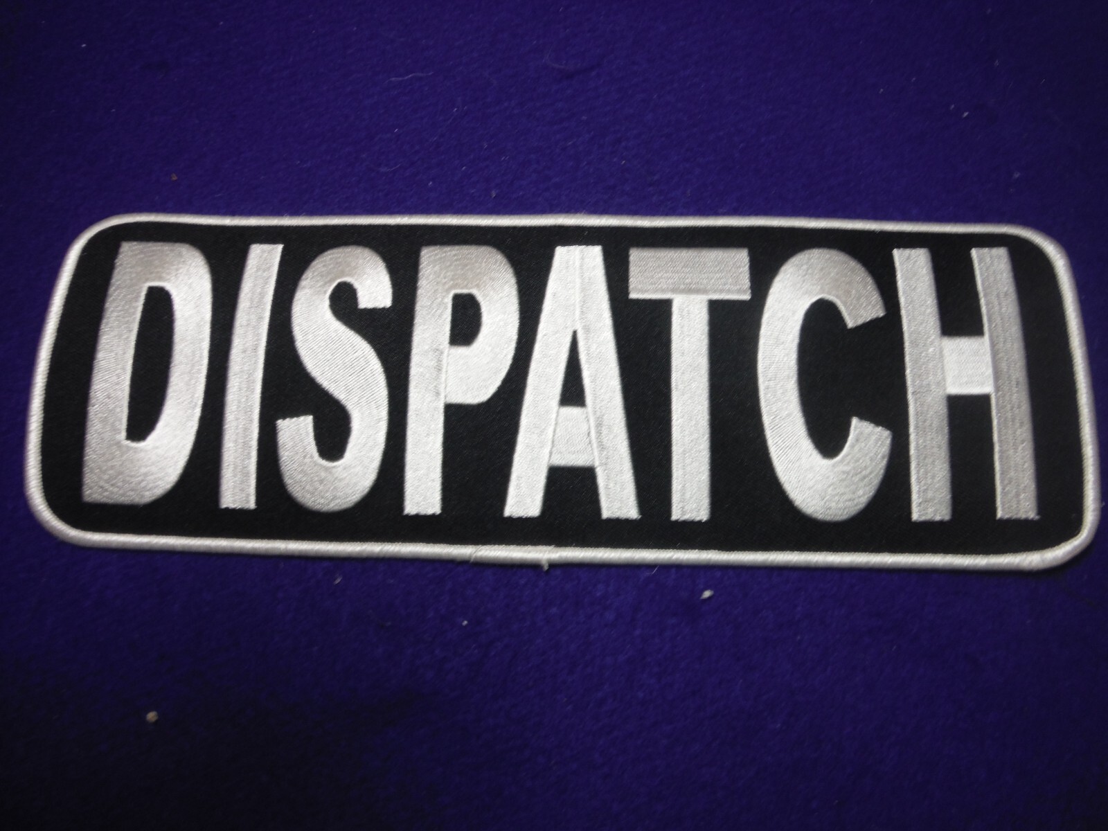 DISPATCH large embroideerd back patch