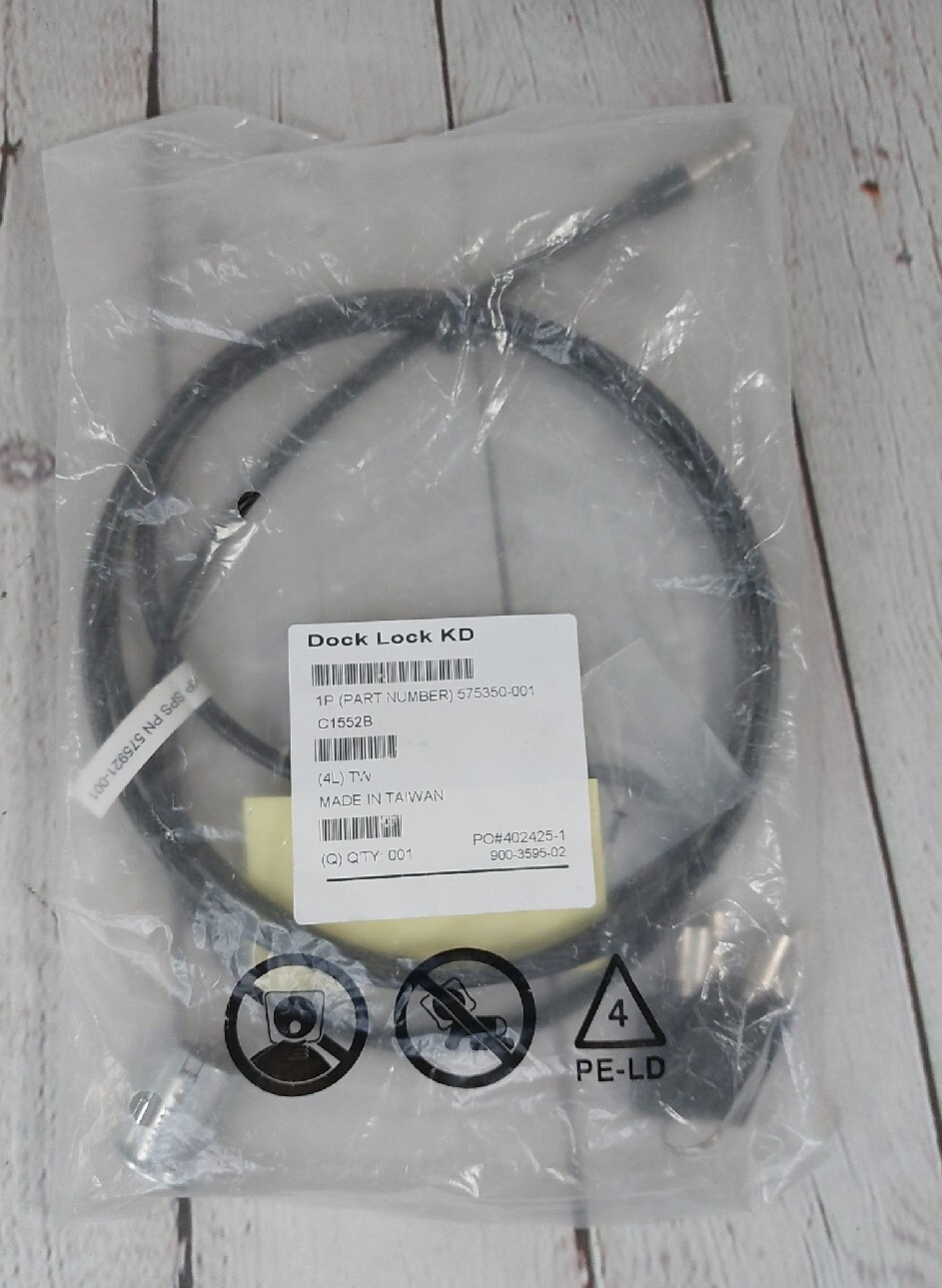 HP Docking Station Cable Lock 575350-001