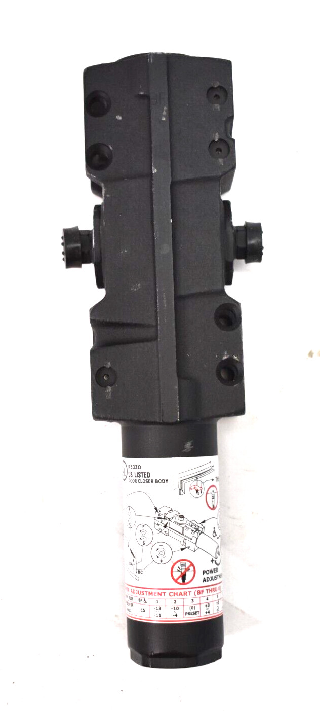 R63ZO Door Closer Body Metal Replacement Cast Iron Cylinder Assembly Black