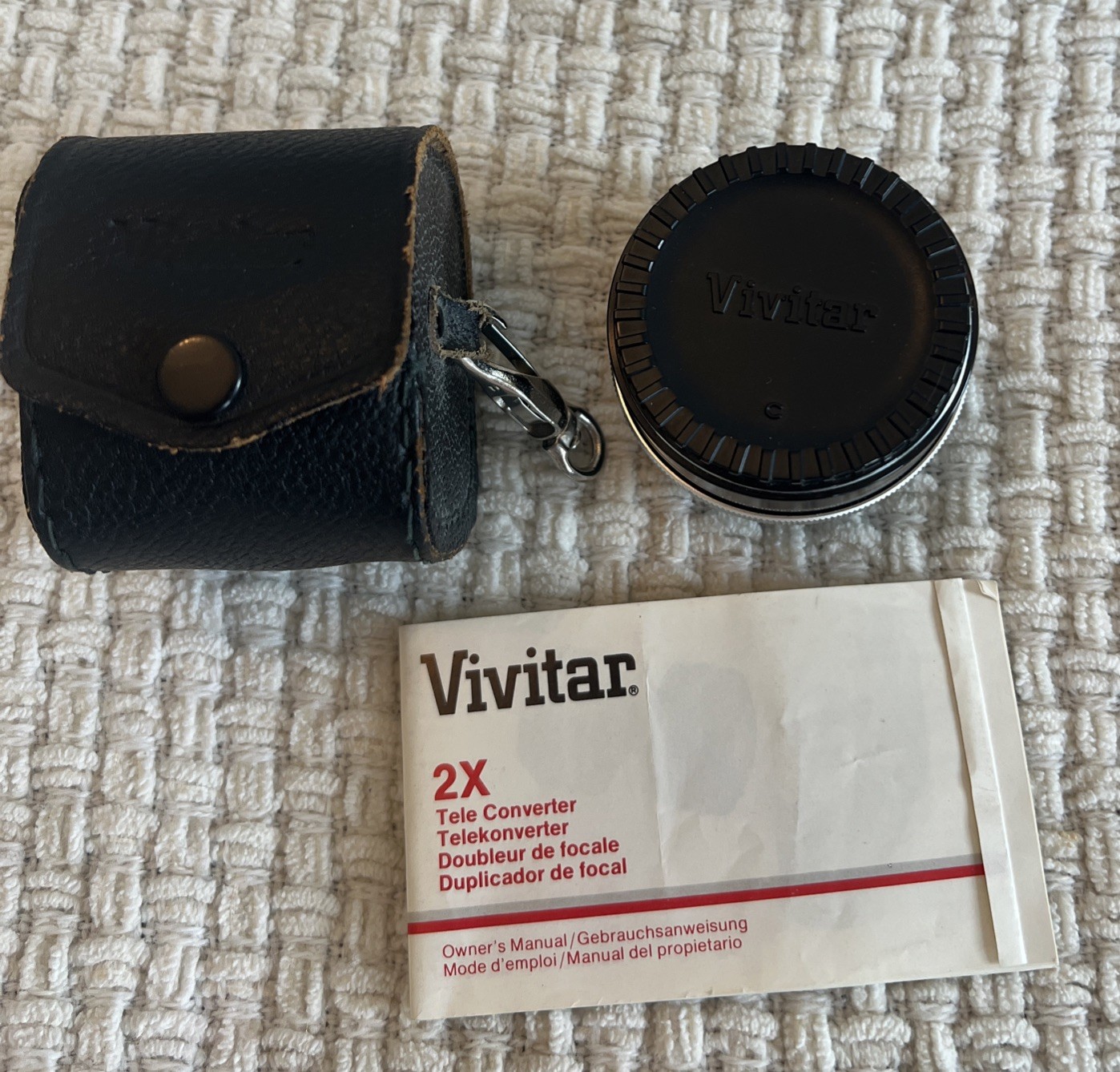 Vivitar Macro Focusing 2X Automatic TELECONVERTER Canon