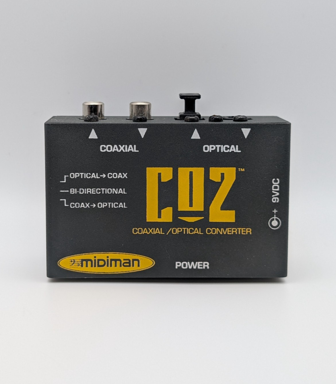 Midiman CO2 Coaxial Optical Bi-Directional Converter w/ Power Supply M-Audio