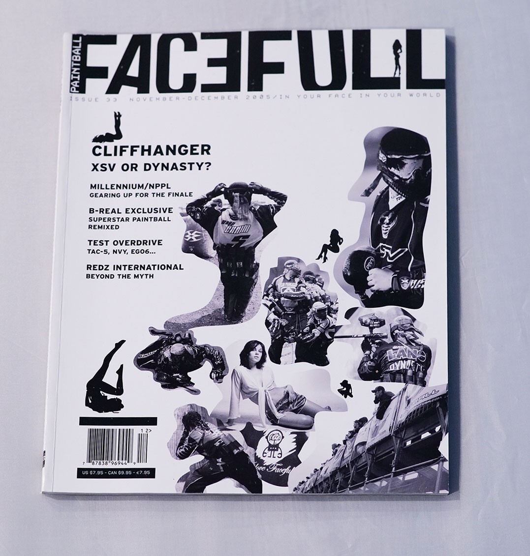 Priced To Sell Facefull Paintball Print Magazine Nov-Dec 2005 #33 Dynasty, XSV
