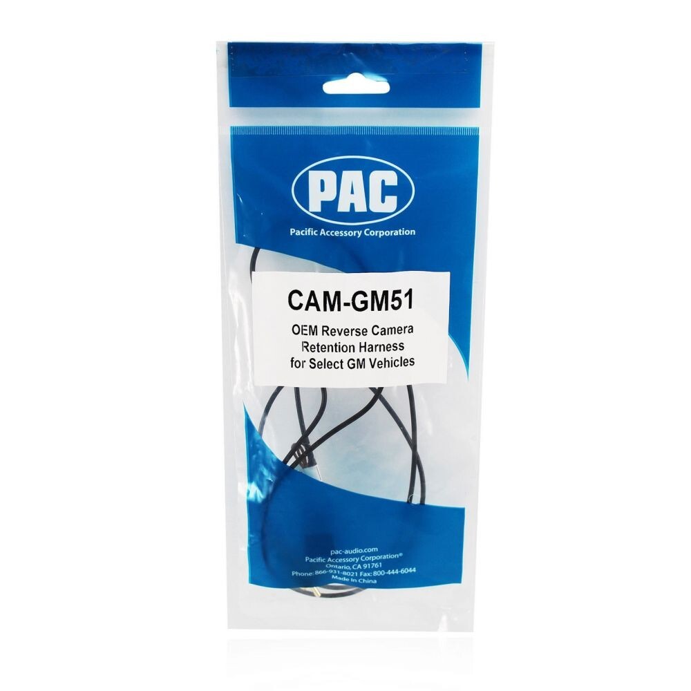 PAC CAM-GM51 / 2014-2018 SELECT GM VEHICLES - REVERSE CAMERA RETENTION HARNESS