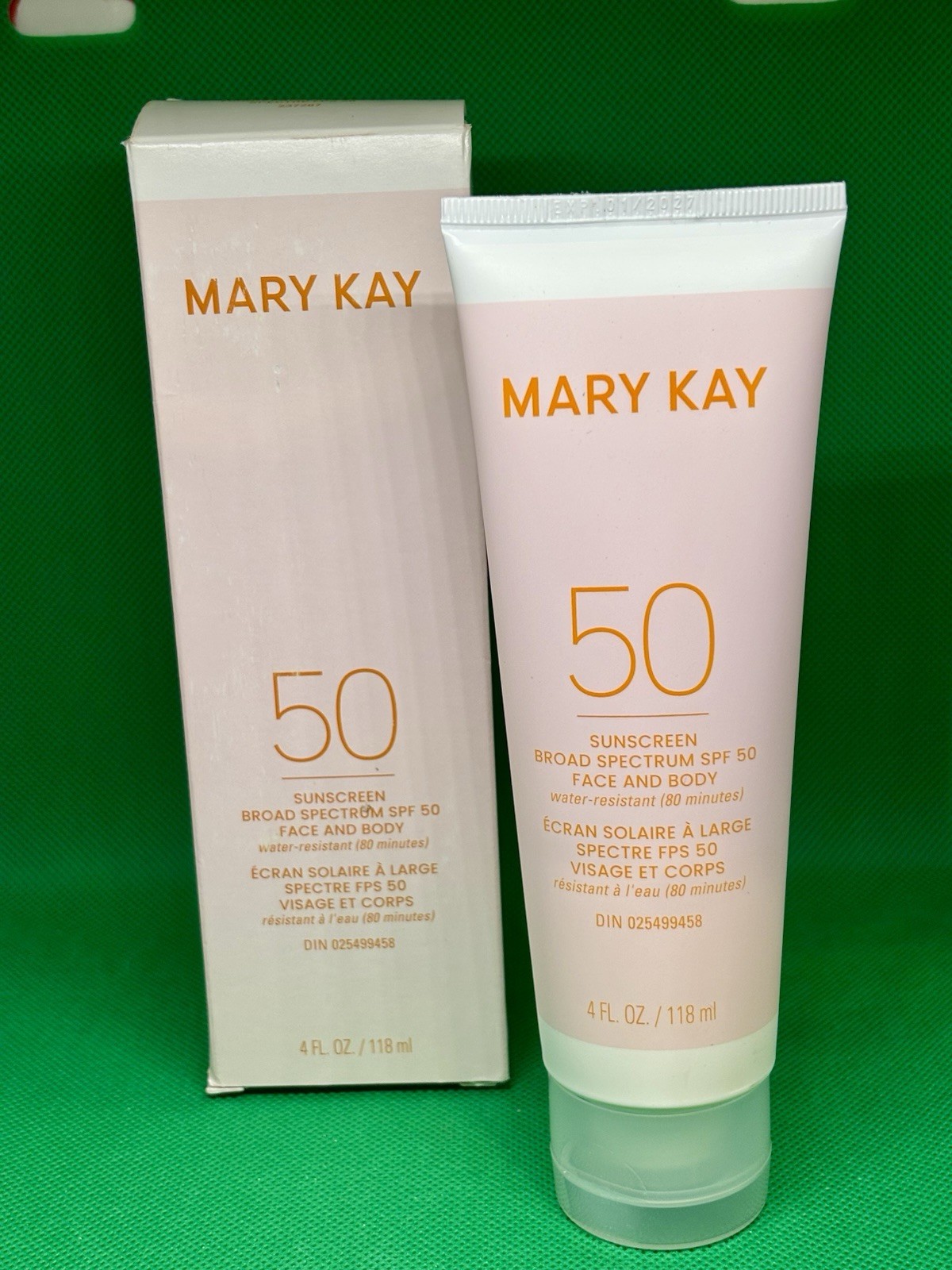 Mary Kay Sunscreen Broad Spectrum SPF 50  Face and Body - 4 FL Oz. New in Box