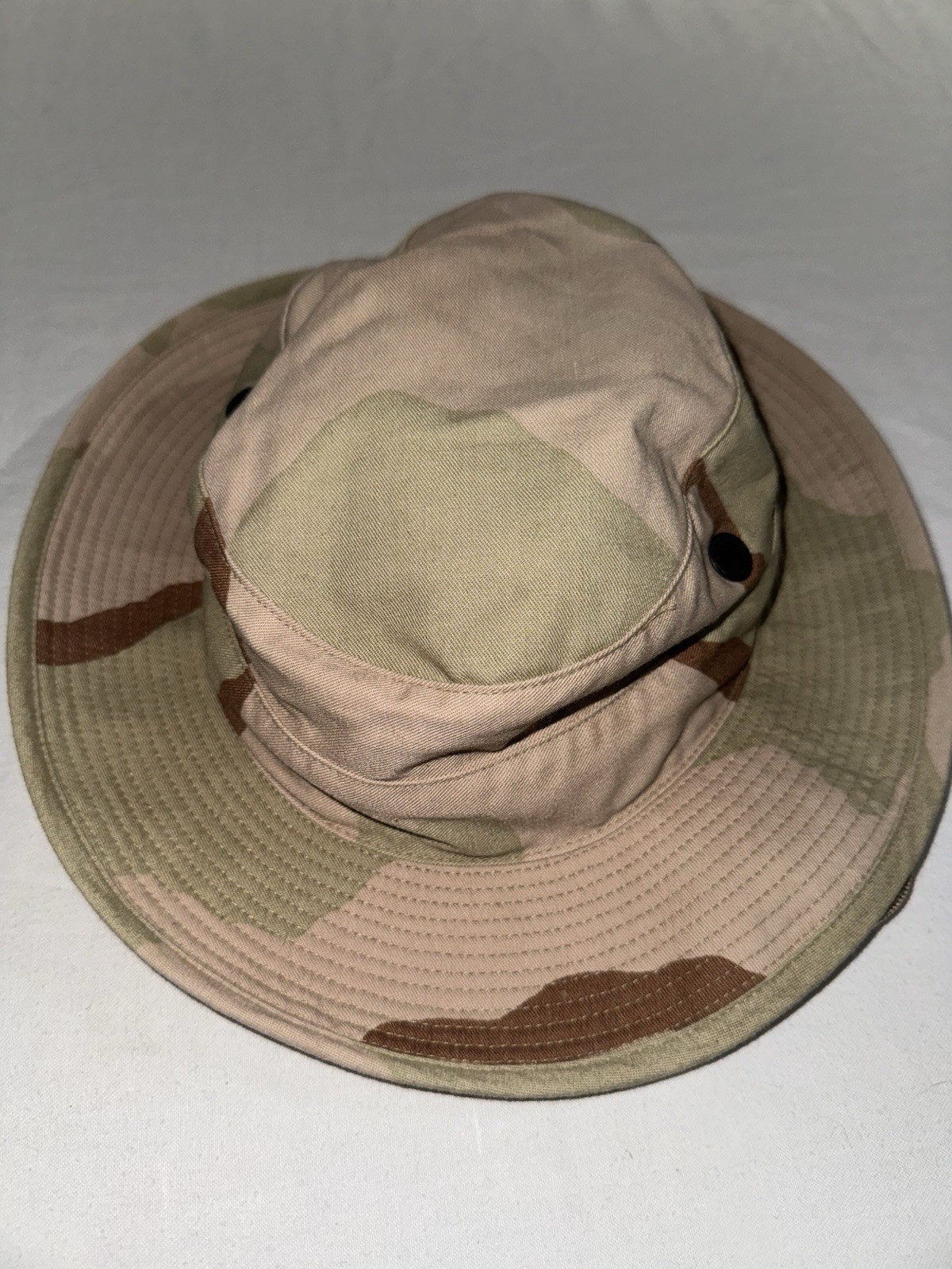 US military Hat Sun Hot Weather Desert camo Boonie Hat Bucket - Size 7¼