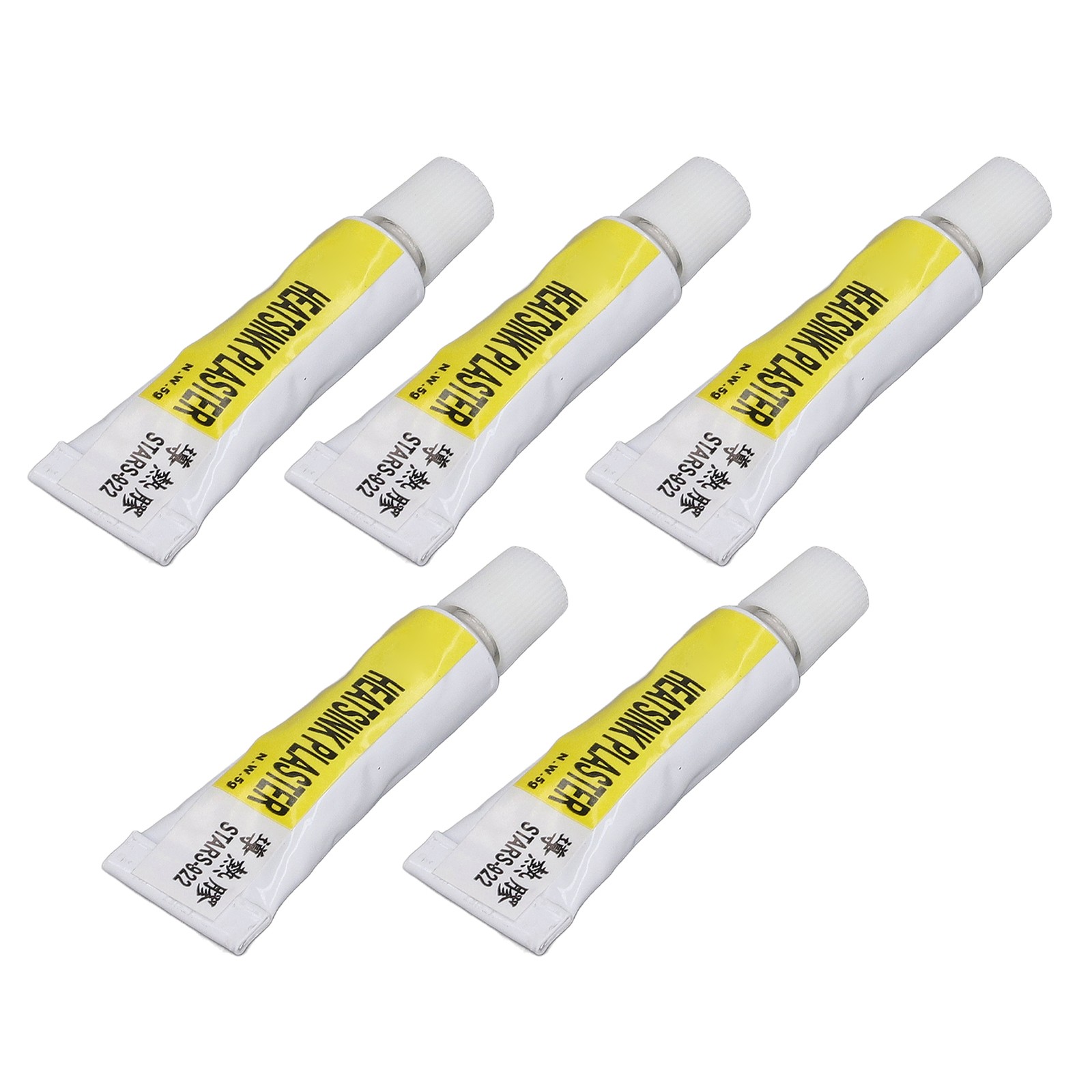 5PCS CPU Thermal Paste High Conductivity For 3D Printers White