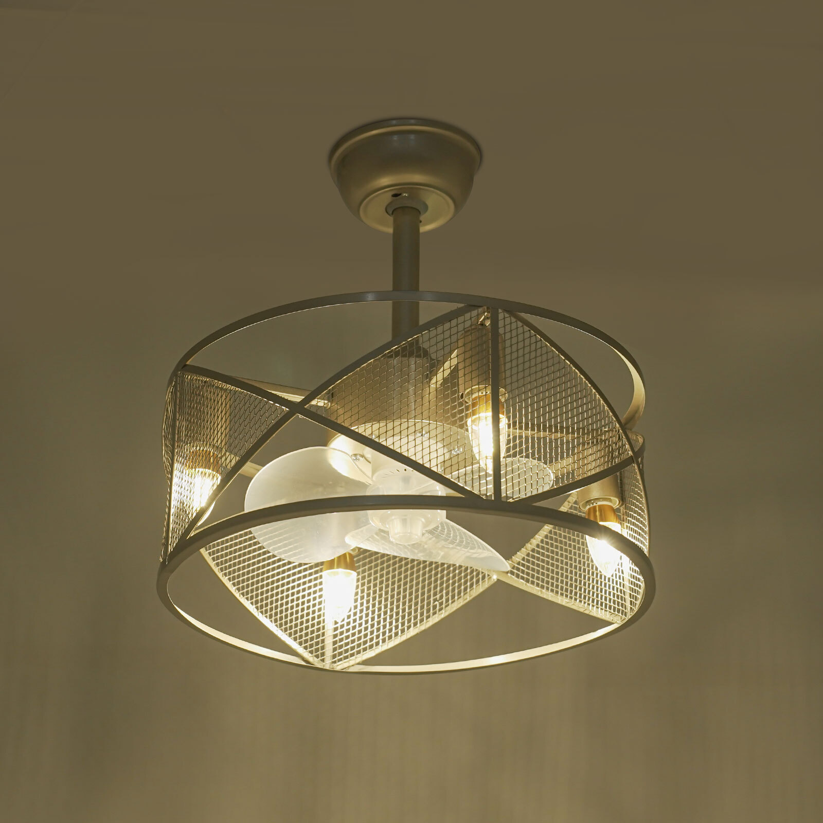 Caged Ceiling Fan Light Ceiling Fan Light Ceiling Fan with Light Remote Control