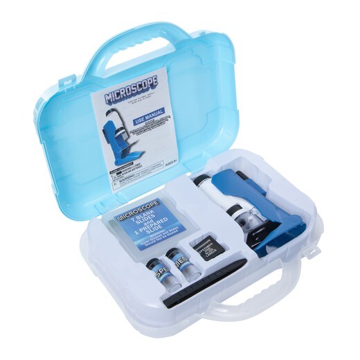 Microscope Science Kit Kids Starter Compound Microscope Portable Science Kit