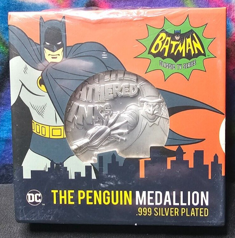 The Penguin Medallion .999 Silver Plated Limited to 5,000 Worldwide (DC COMICS)