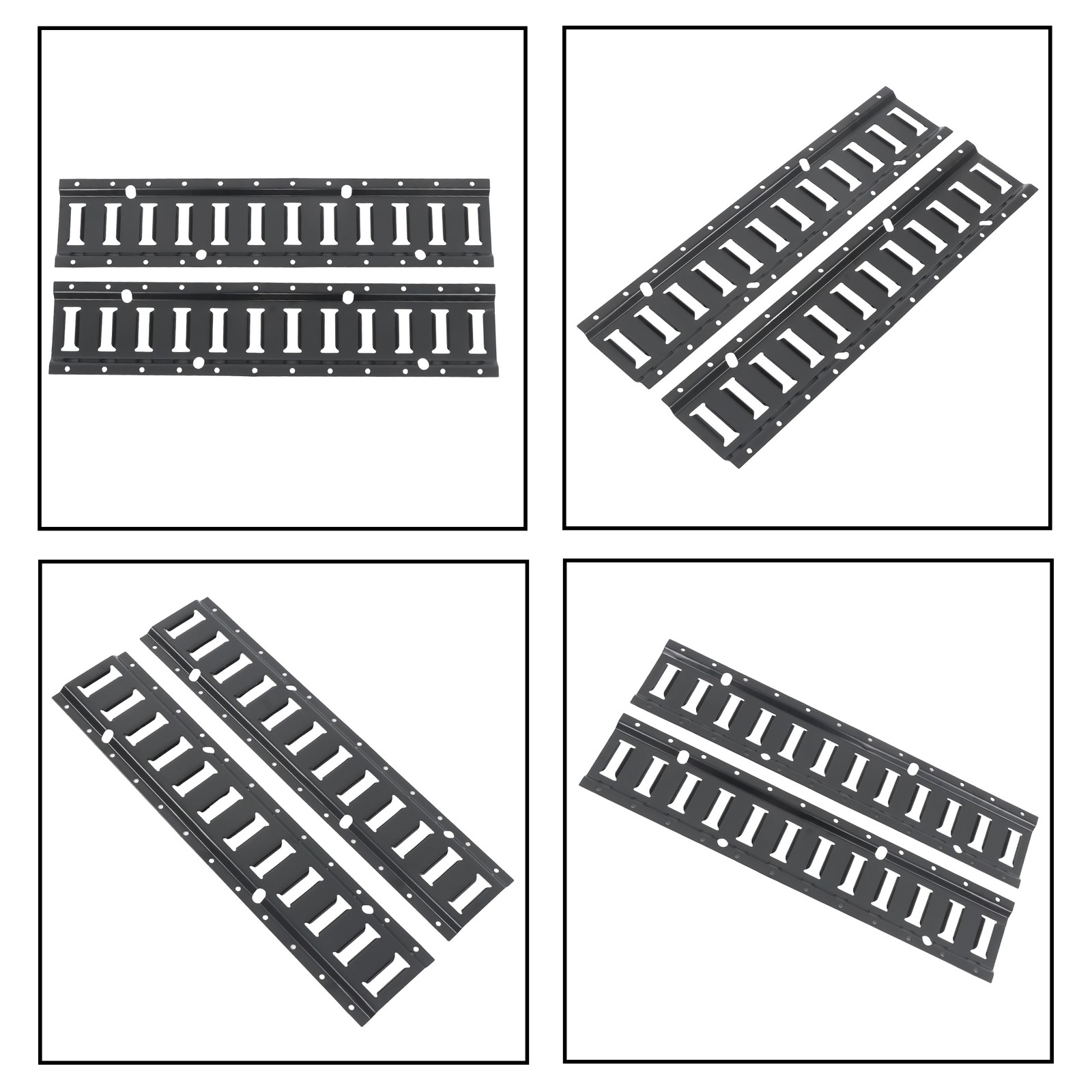 LABLT 2' E Track Tie Down Rail System Heavy Loads Secure Cargo For Vans Trucks