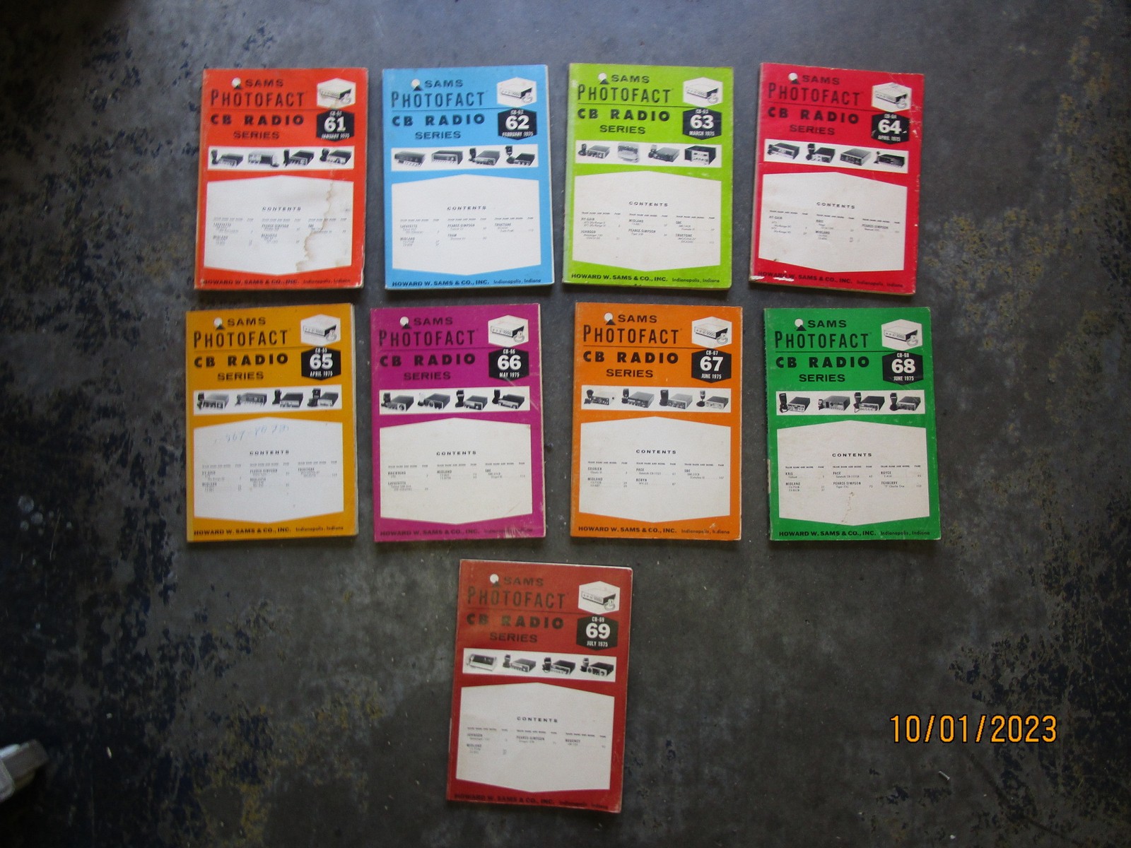 9 Sams Photofact CB Radio Series Manual1975