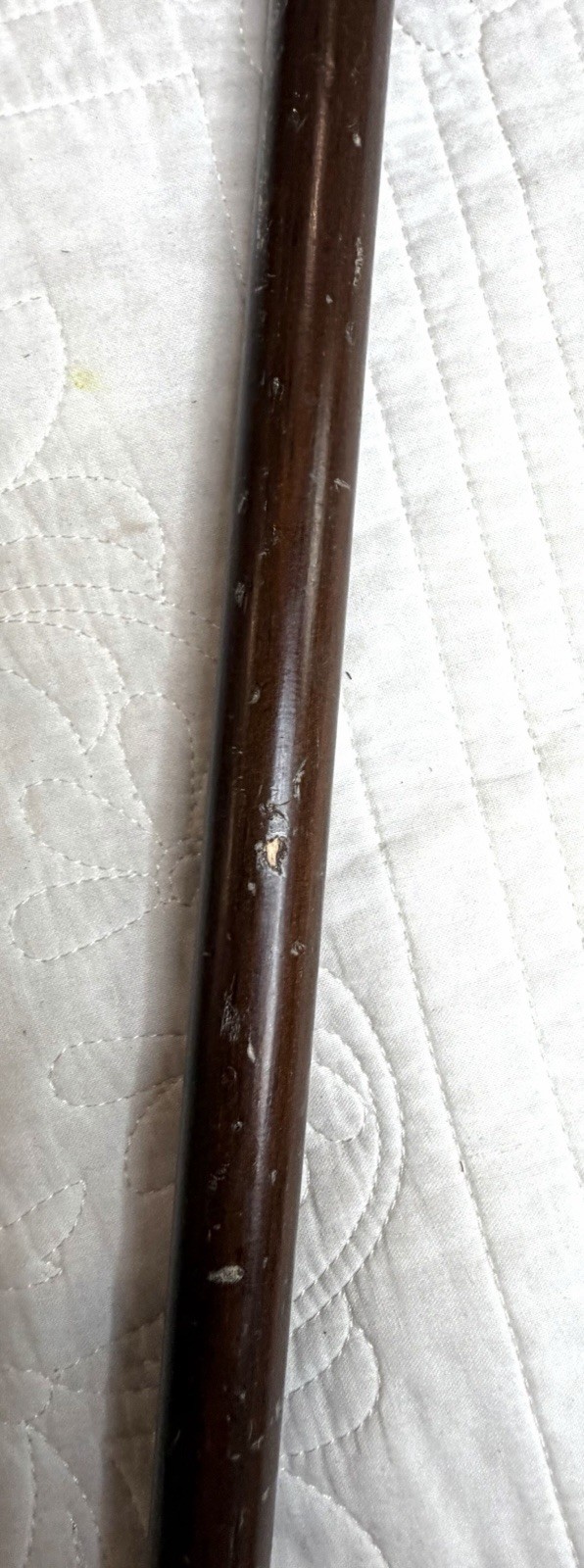 Harvy White Marbleized Palm Grip Cane 31”