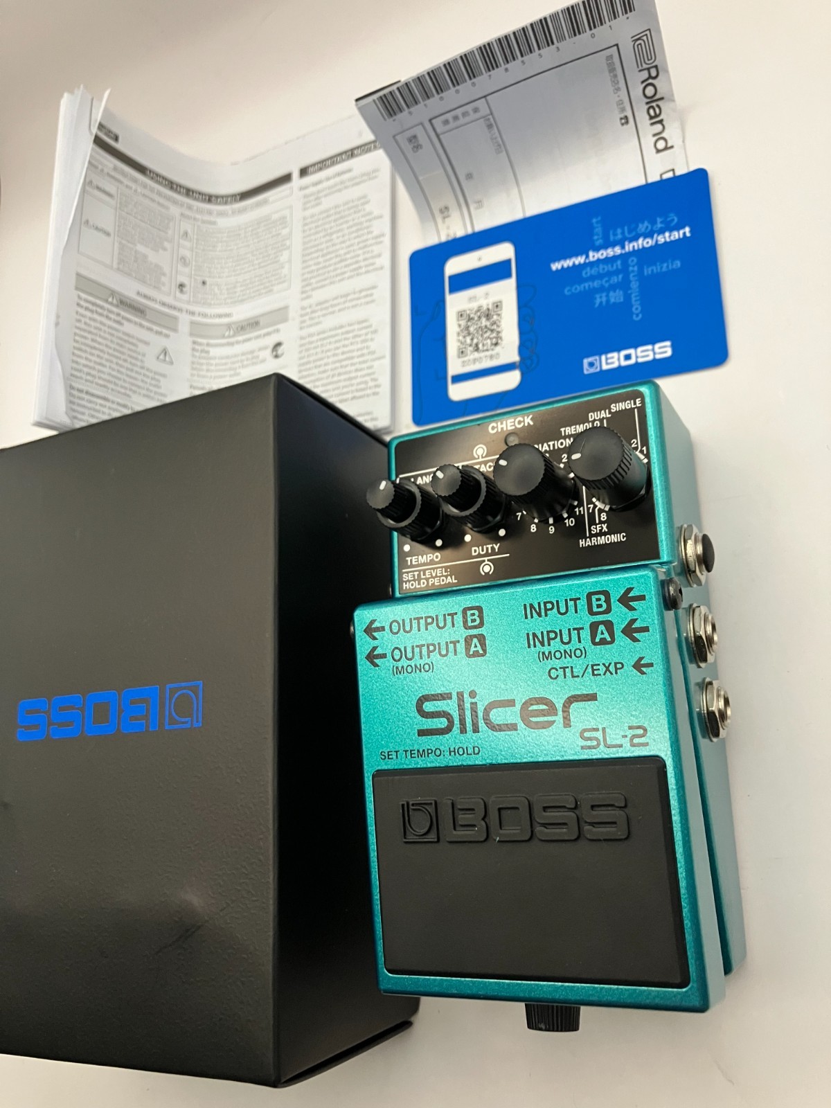 Boss SL-2 Slicer Audio Pattern Processor Pedal Used Excellent