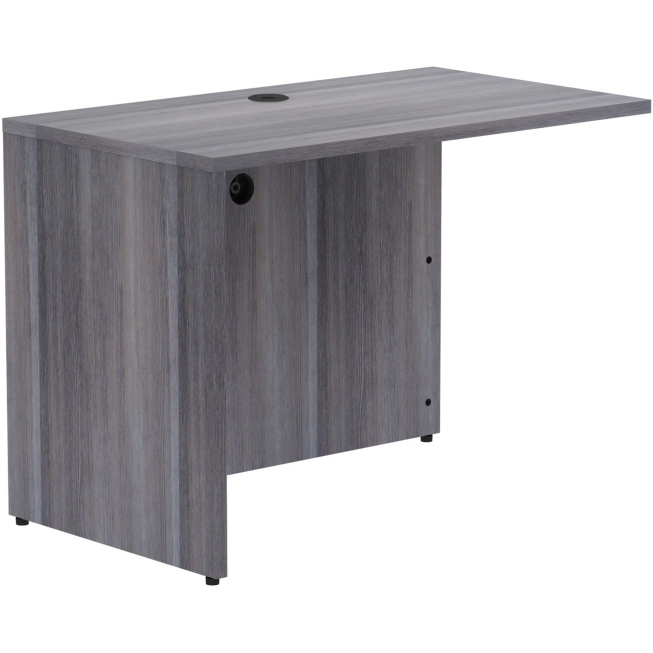 Lorell Weathered Charcoal Laminate Desking (llr-69555) (llr69555)